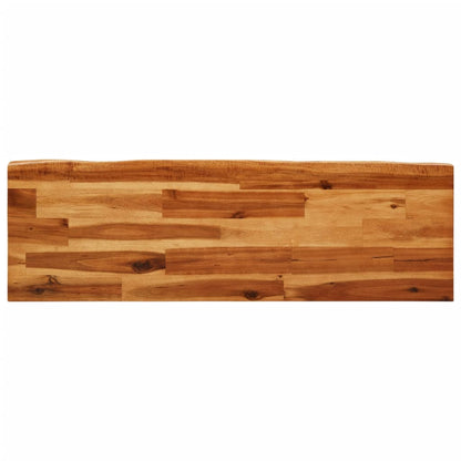 vidaXL Bench with Live Edge 110 cm Solid Wood Acacia