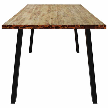 vidaXL Dining Table 200x90x75 cm Solid Wood Acacia