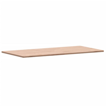 vidaXL Table Top 80x40x1.5 cm Rectangular Solid Wood Beech