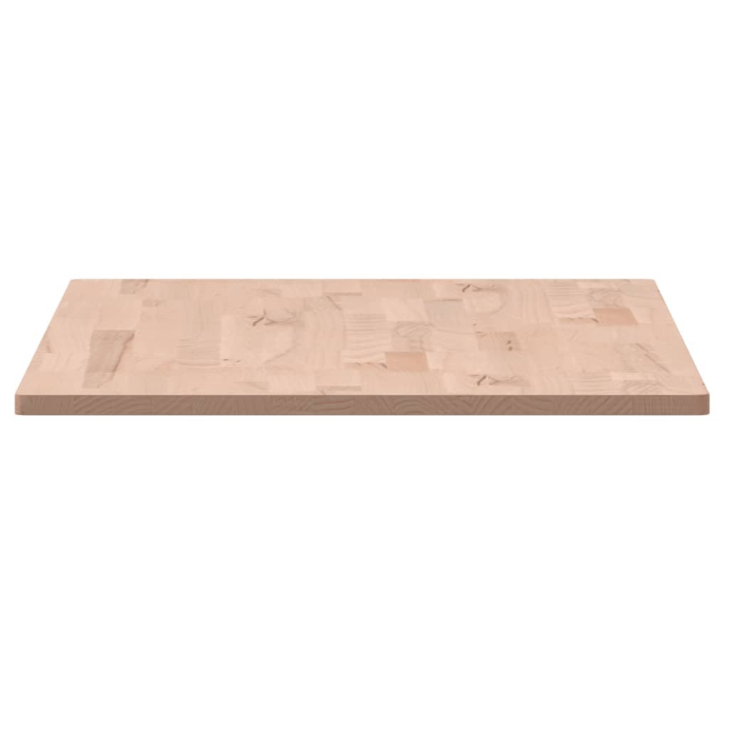 vidaXL Table Top 80x40x1.5 cm Rectangular Solid Wood Beech