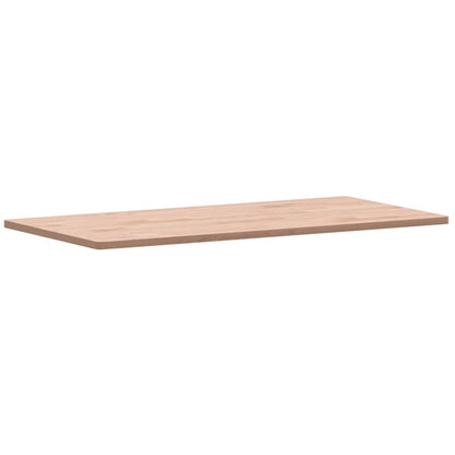 vidaXL Table Top 100x50x1.5 cm Rectangular Solid Wood Beech