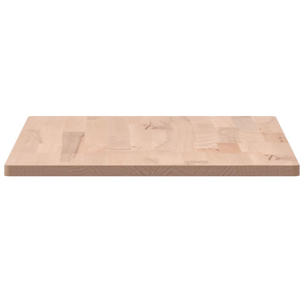 vidaXL Table Top 100x50x1.5 cm Rectangular Solid Wood Beech