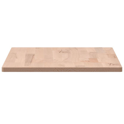 vidaXL Table Top 100x50x1.5 cm Rectangular Solid Wood Beech