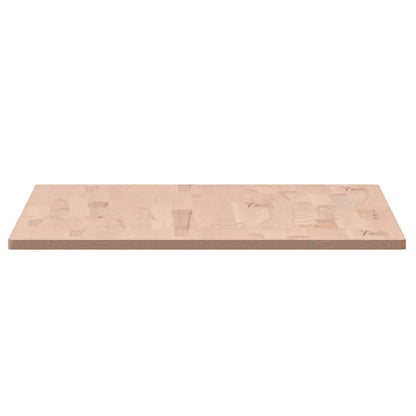 vidaXL Table Top 100x60x1.5 cm Rectangular Solid Wood Beech