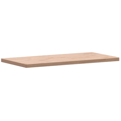 vidaXL Table Top 80x40x2.5 cm Rectangular Solid Wood Beech
