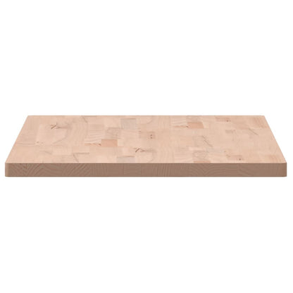 vidaXL Table Top 100x50x2.5 cm Rectangular Solid Wood Beech