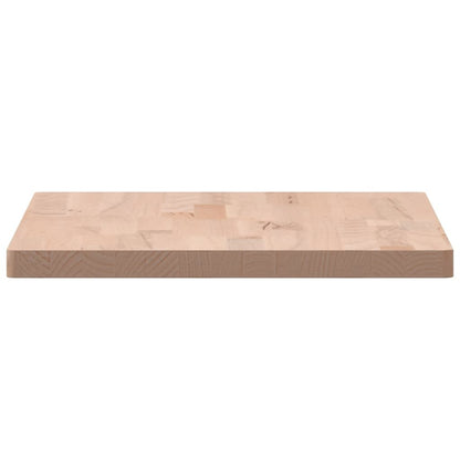 vidaXL Table Top 60x40x2.5 cm Rectangular Solid Wood Beech