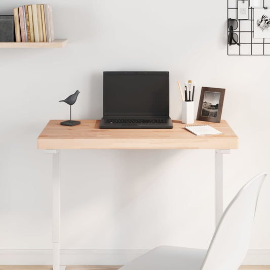 vidaXL Table Top 100x50x4 cm Rectangular Solid Wood Beech