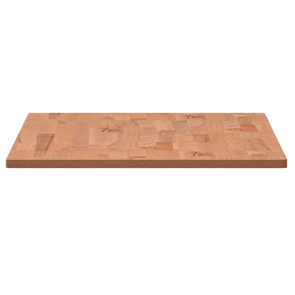 vidaXL Table Top 80x40x1.5 cm Rectangular Solid Wood Beech