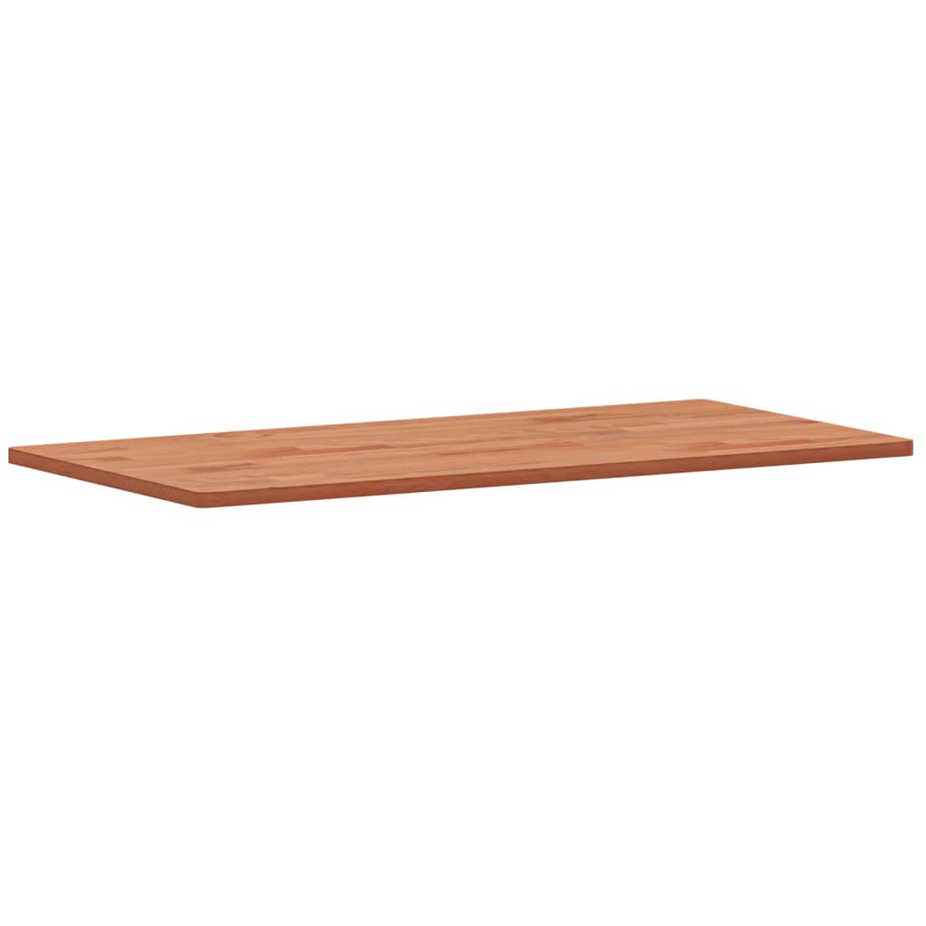 vidaXL Table Top 100x50x1.5 cm Rectangular Solid Wood Beech