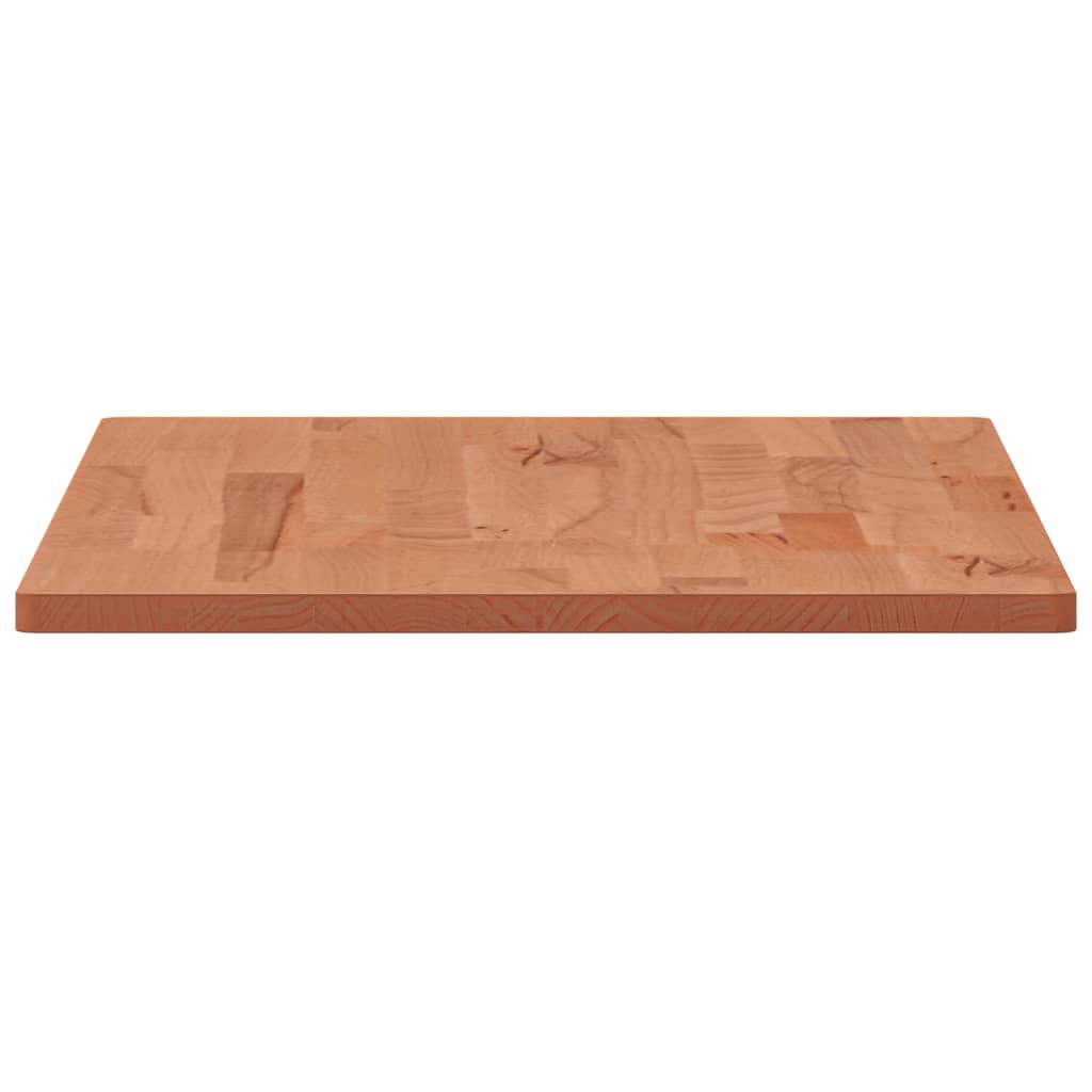 vidaXL Table Top 100x50x1.5 cm Rectangular Solid Wood Beech