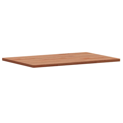 vidaXL Table Top 60x40x1.5 cm Rectangular Solid Wood Beech