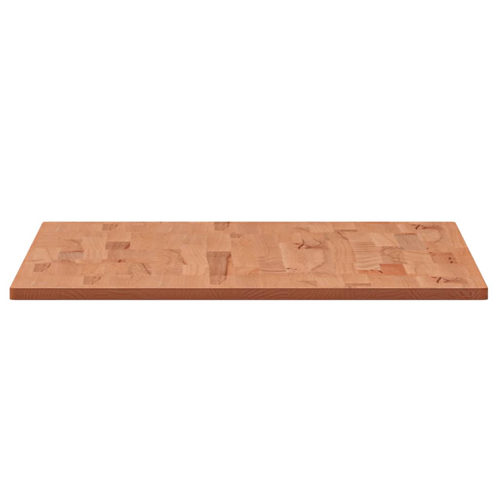 vidaXL Table Top 100x60x1.5 cm Rectangular Solid Wood Beech