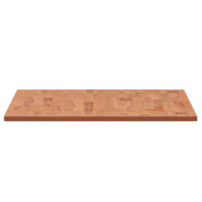 vidaXL Table Top 100x60x1.5 cm Rectangular Solid Wood Beech