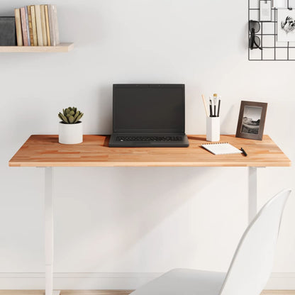vidaXL Table Top 100x60x1.5 cm Rectangular Solid Wood Beech