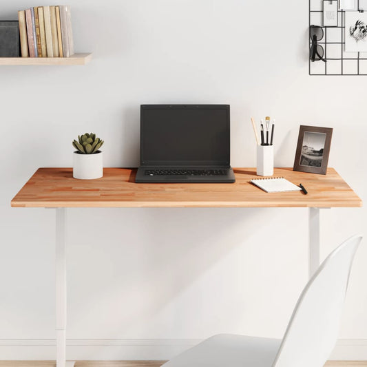 vidaXL Table Top 100x60x1.5 cm Rectangular Solid Wood Beech