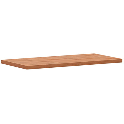 vidaXL Table Top 80x40x2.5 cm Rectangular Solid Wood Beech