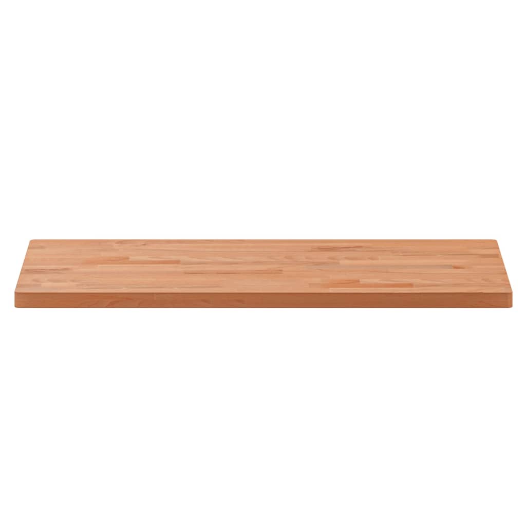 vidaXL Table Top 80x40x2.5 cm Rectangular Solid Wood Beech