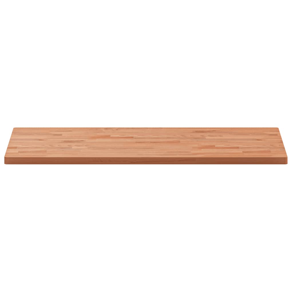 vidaXL Table Top 100x50x2.5 cm Rectangular Solid Wood Beech