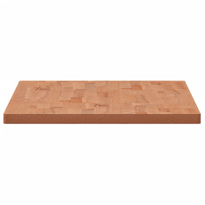 vidaXL Table Top 100x50x2.5 cm Rectangular Solid Wood Beech