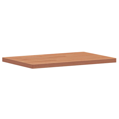 vidaXL Table Top 60x40x2.5 cm Rectangular Solid Wood Beech