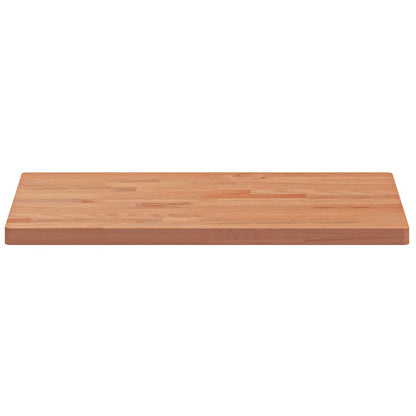 vidaXL Table Top 60x40x2.5 cm Rectangular Solid Wood Beech