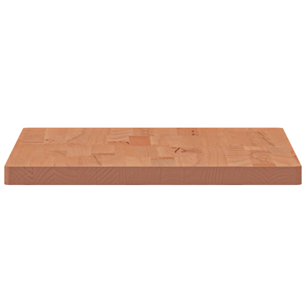 vidaXL Table Top 60x40x2.5 cm Rectangular Solid Wood Beech