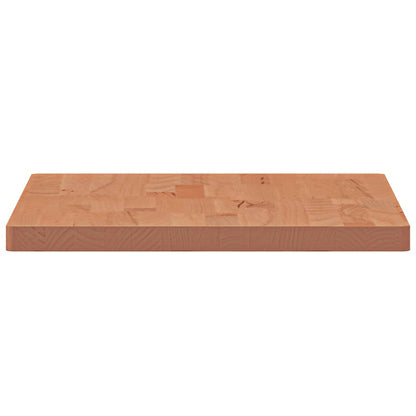 vidaXL Table Top 60x40x2.5 cm Rectangular Solid Wood Beech