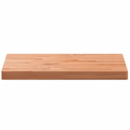 vidaXL Table Top 80x40x4 cm Rectangular Solid Wood Beech