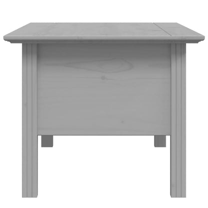 vidaXL Coffee Table BODO Grey 100x55x45 cm Solid Wood Pine