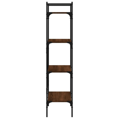 vidaXL Bookcase 4-Tier Brown Oak 56x31,5x138,5 cm Engineered Wood