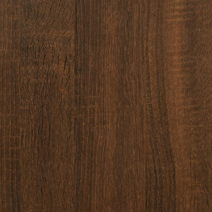 vidaXL Bookcase 4-Tier Brown Oak 56x31,5x138,5 cm Engineered Wood