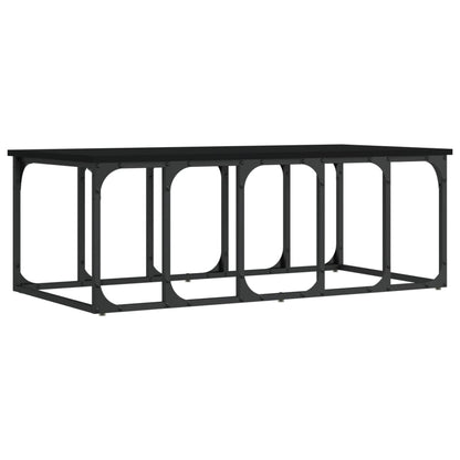 vidaXL Coffee Table Black 100x50x35,5 cm Engineered Wood