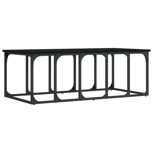 vidaXL Coffee Table Black 100x50x35,5 cm Engineered Wood