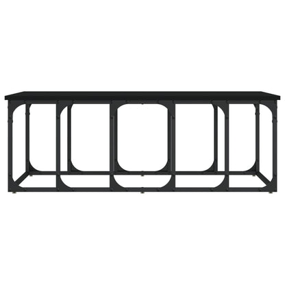 vidaXL Coffee Table Black 100x50x35,5 cm Engineered Wood