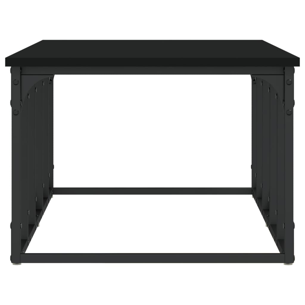 vidaXL Coffee Table Black 100x50x35,5 cm Engineered Wood