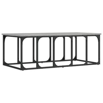 vidaXL Coffee Table Grey Sonoma 100x50x35,5 cm Engineered Wood