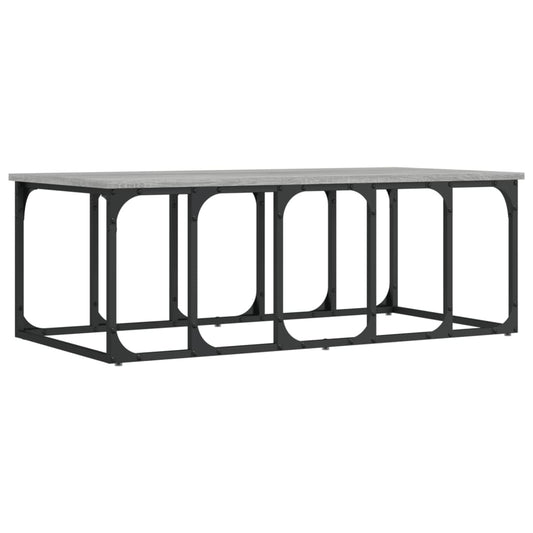 vidaXL Coffee Table Grey Sonoma 100x50x35,5 cm Engineered Wood
