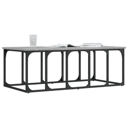 vidaXL Coffee Table Grey Sonoma 100x50x35,5 cm Engineered Wood