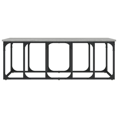 vidaXL Coffee Table Grey Sonoma 100x50x35,5 cm Engineered Wood
