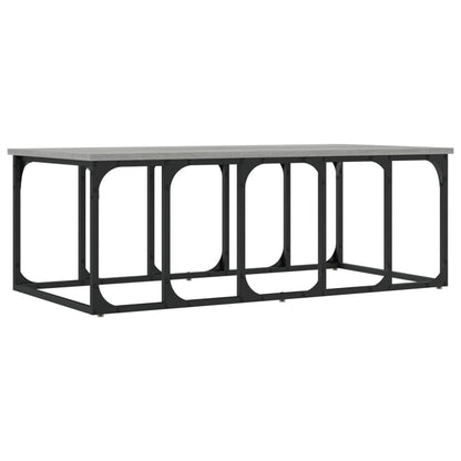 vidaXL Coffee Table Grey Sonoma 100x50x35,5 cm Engineered Wood