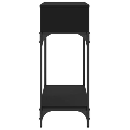 vidaXL Console Table Black 100x30,5x75 cm Engineered Wood