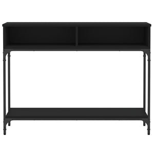 vidaXL Console Table Black 100x30.5x75 cm Engineered Wood