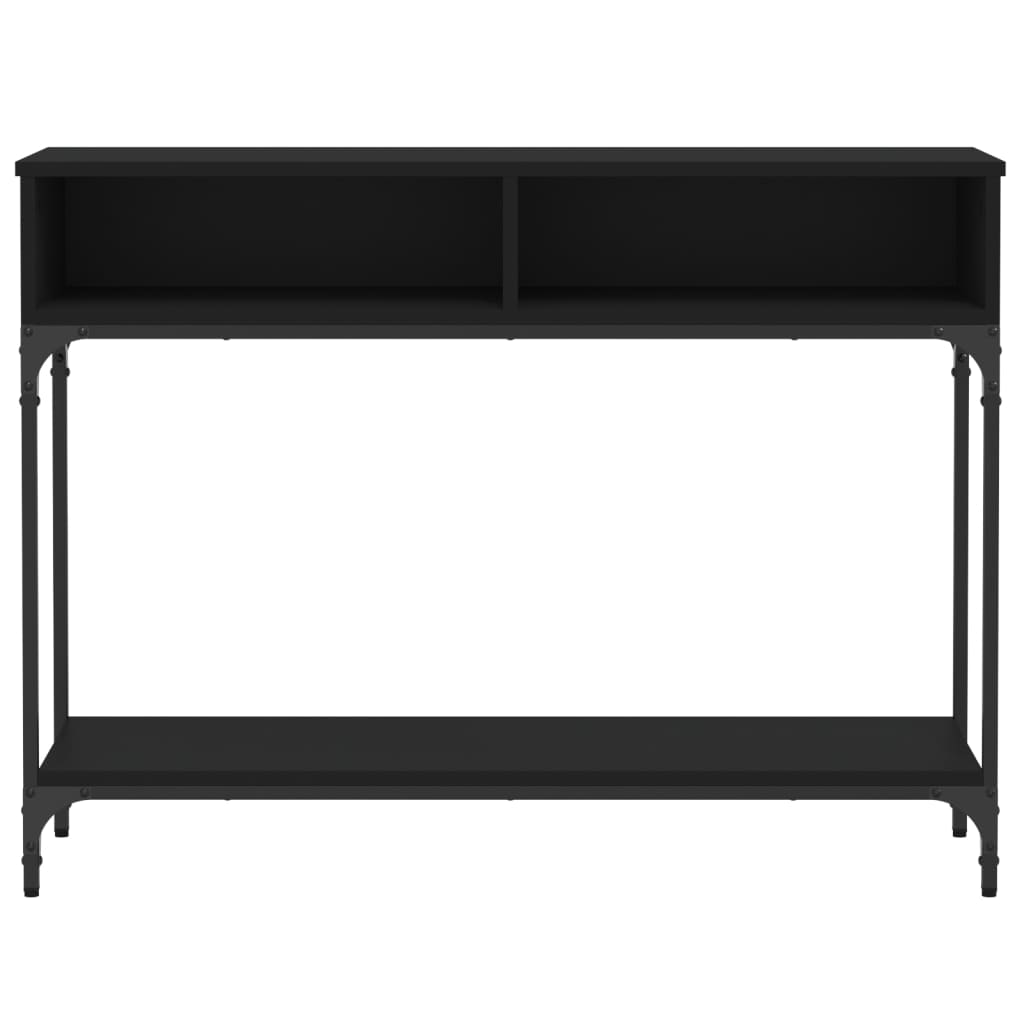 vidaXL Console Table Black 100x30,5x75 cm Engineered Wood