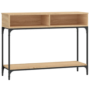 vidaXL Console Table Sonoma Oak 100x30.5x75 cm Engineered Wood