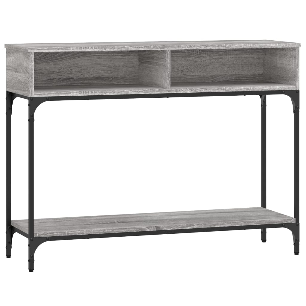 vidaXL Console Table Grey Sonoma 100x30,5x75 cm Engineered Wood