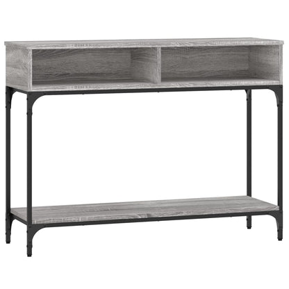 vidaXL Console Table Grey Sonoma 100x30,5x75 cm Engineered Wood