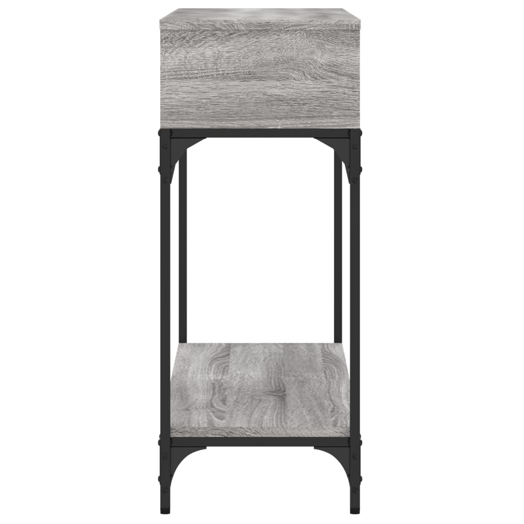 vidaXL Console Table Grey Sonoma 100x30,5x75 cm Engineered Wood