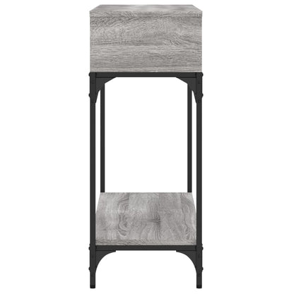 vidaXL Console Table Grey Sonoma 100x30,5x75 cm Engineered Wood