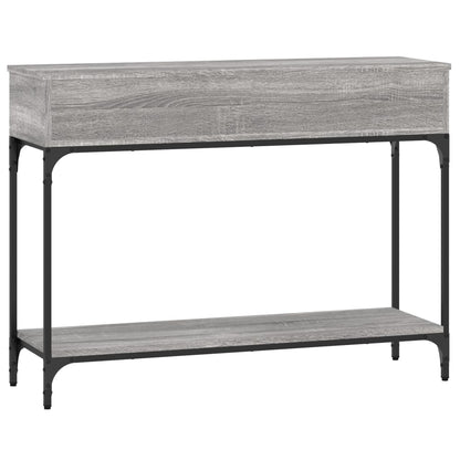 vidaXL Console Table Grey Sonoma 100x30,5x75 cm Engineered Wood